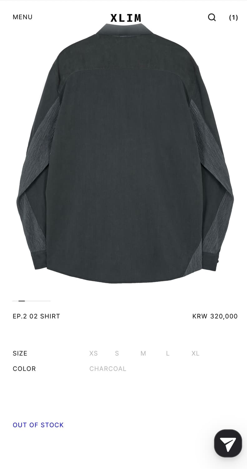 xlim ep.2 02 shirts 판매합니다. 상품이미지2