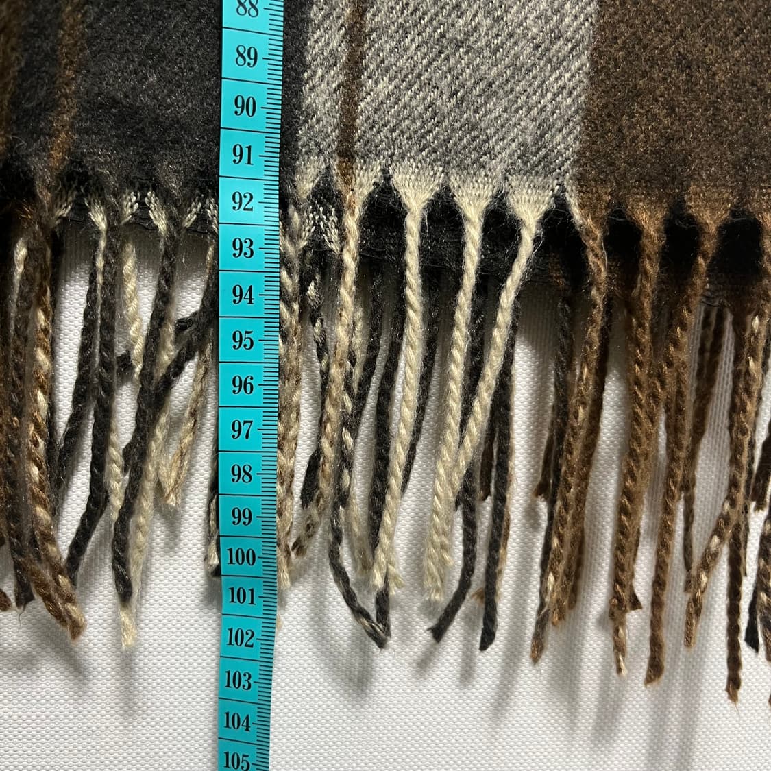 파시미나 100프로 캐시미어 체크 머플러 상품이미지6