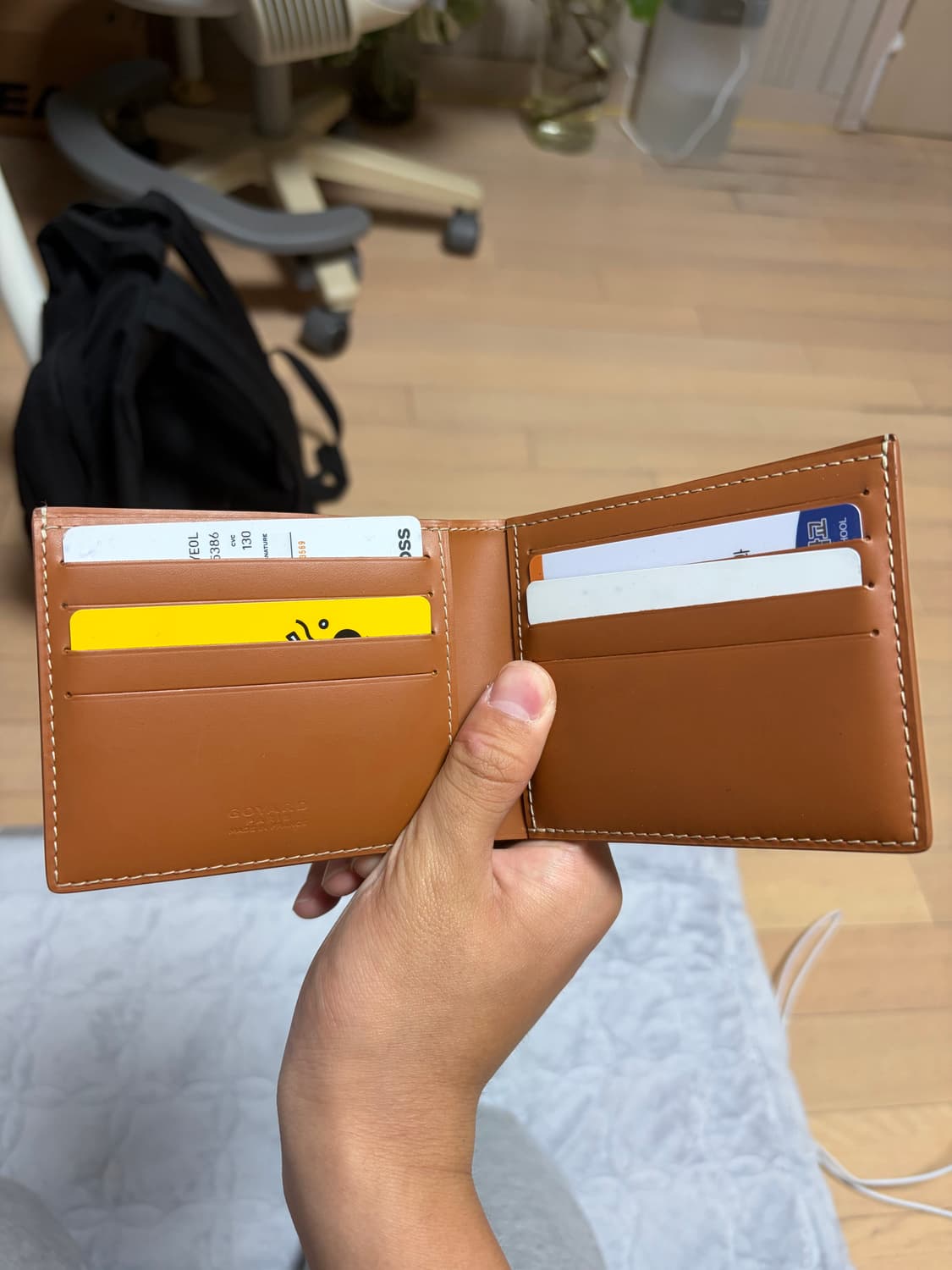 고야드 반지갑 풀박스 상품이미지3