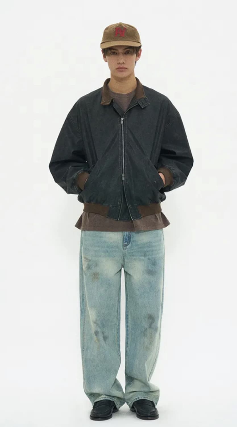 파르티멘토 레더 헤링턴 자켓 상품이미지5