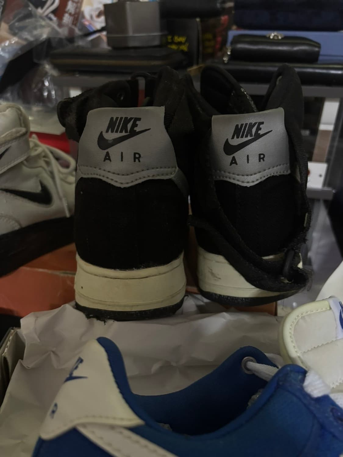 나이키 에어포스1 검은 265  상품이미지3