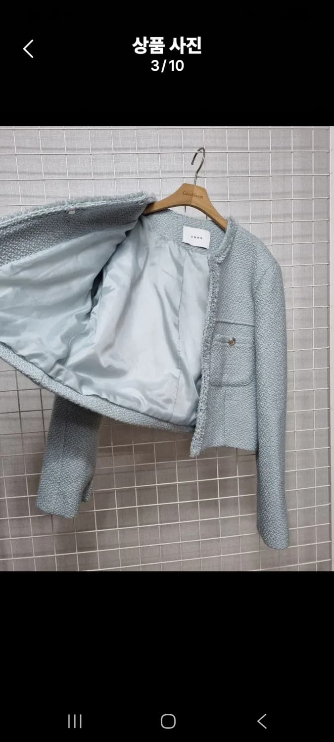 (새상품) ohen 오헨 트위드자켓 상품이미지5