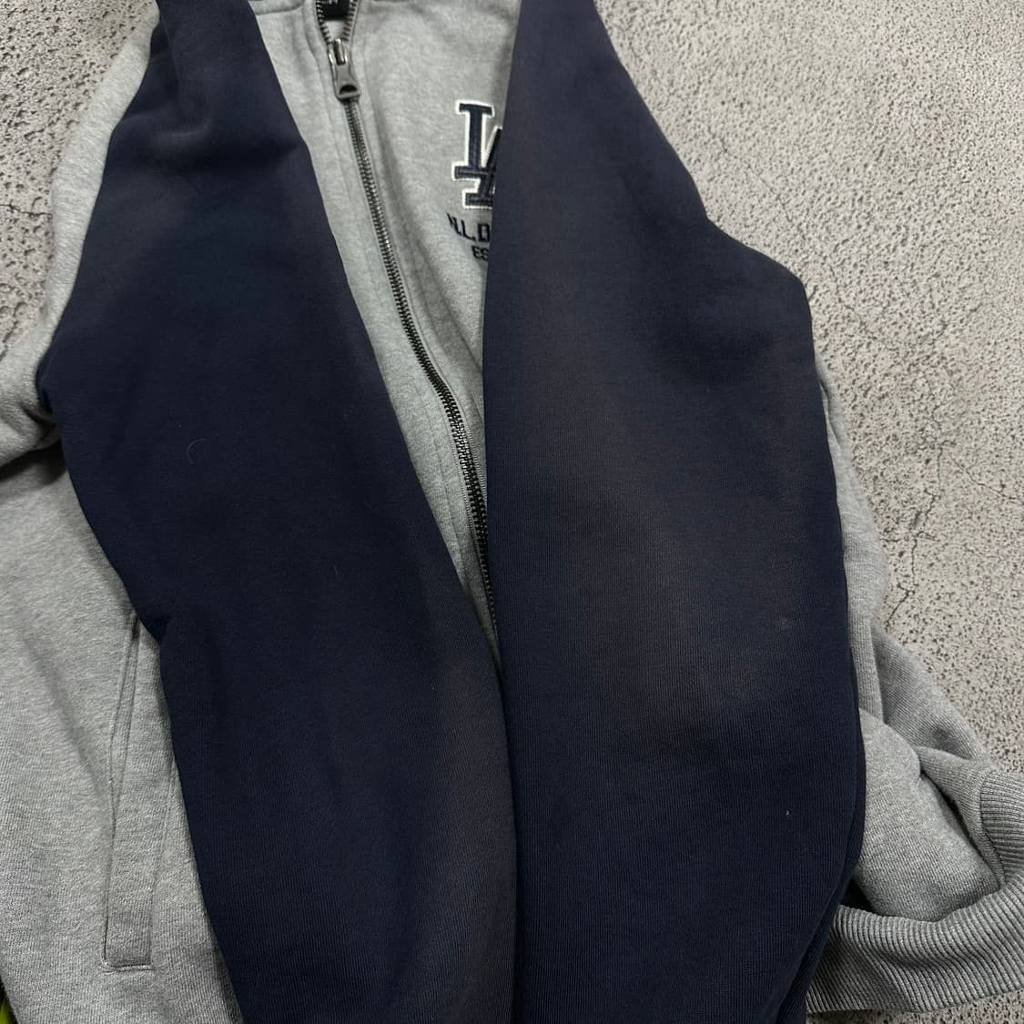 ✨ (만원 빈티지) MLB 배색 후드 집업  상품이미지7