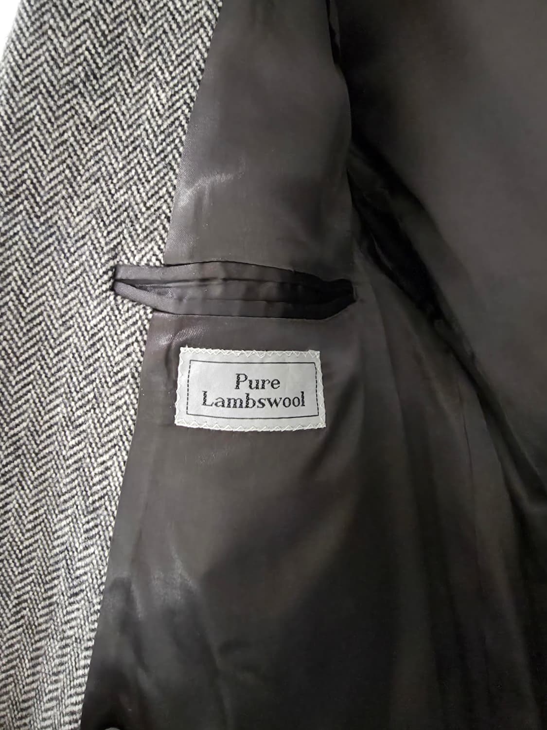 아쿠아스큐텀 더블브레스티드 헤링본 코트 상품이미지5