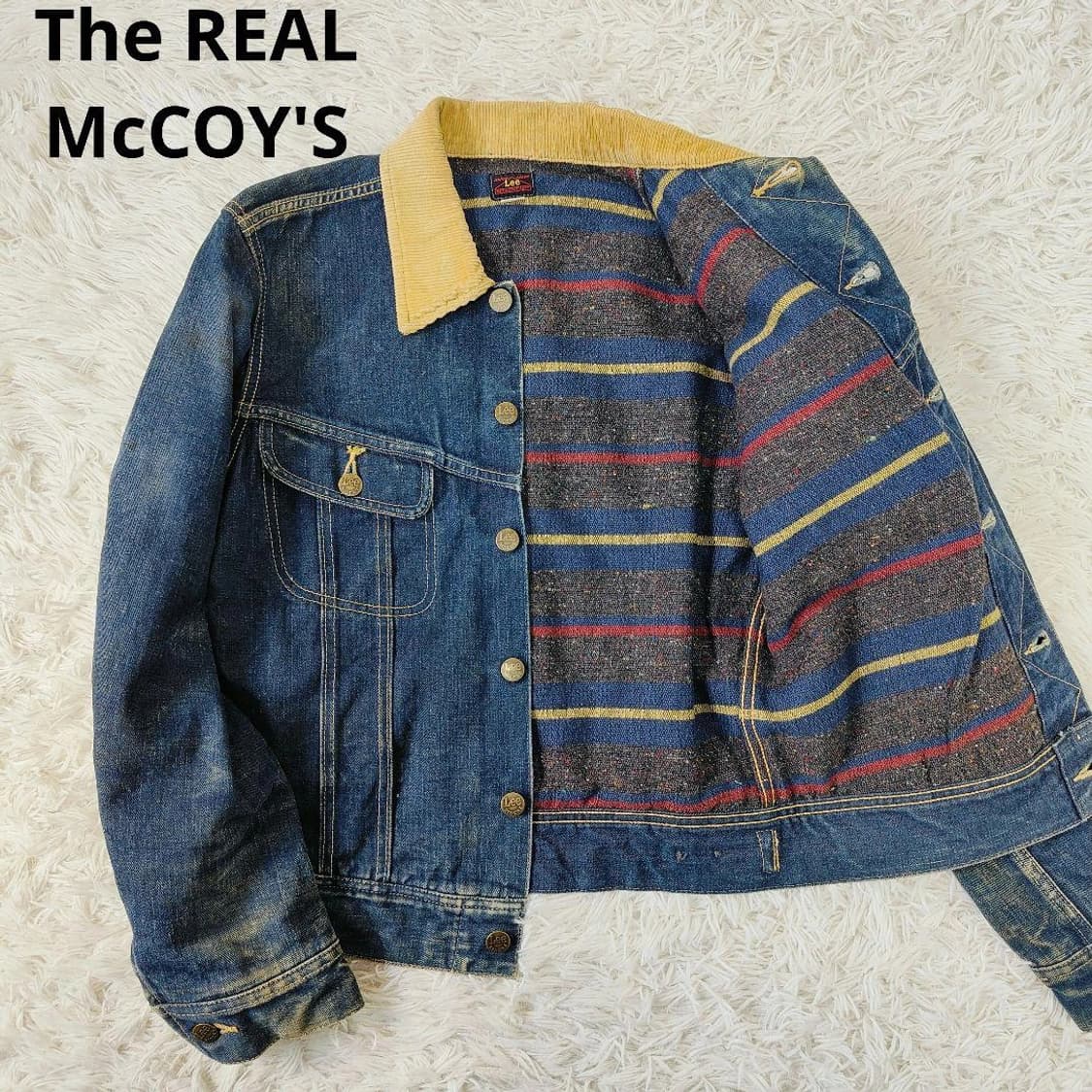 더 리얼 맥코이 X 리 스톱 라이더 데님 자캣 상품이미지1