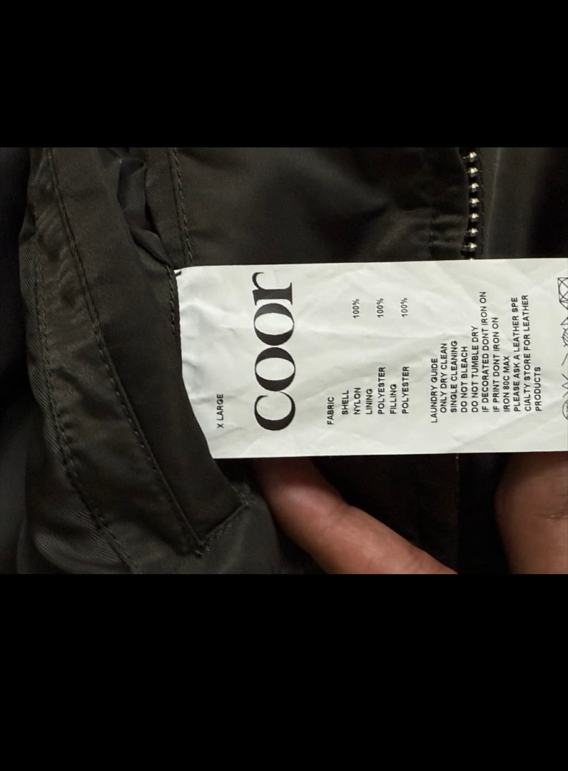 쿠어 MK-3 플라이트 봄버 XL 사이즈 상품이미지4