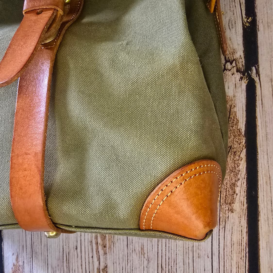 캔버스 새들레더 숄더백 크로스백 상품이미지5