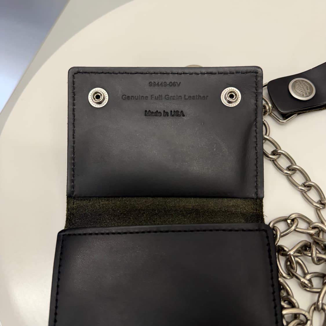 할리데이비슨 체인 레더 반지갑 made in USA   상품이미지5