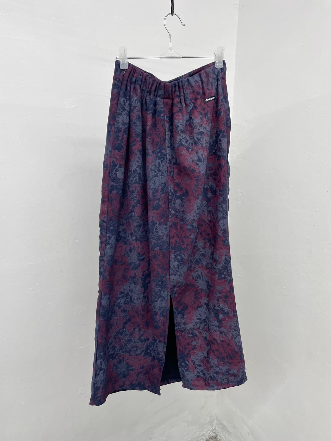 팬시클럽 오리엔탈 플로럴 로고 롱스커트  상품이미지8