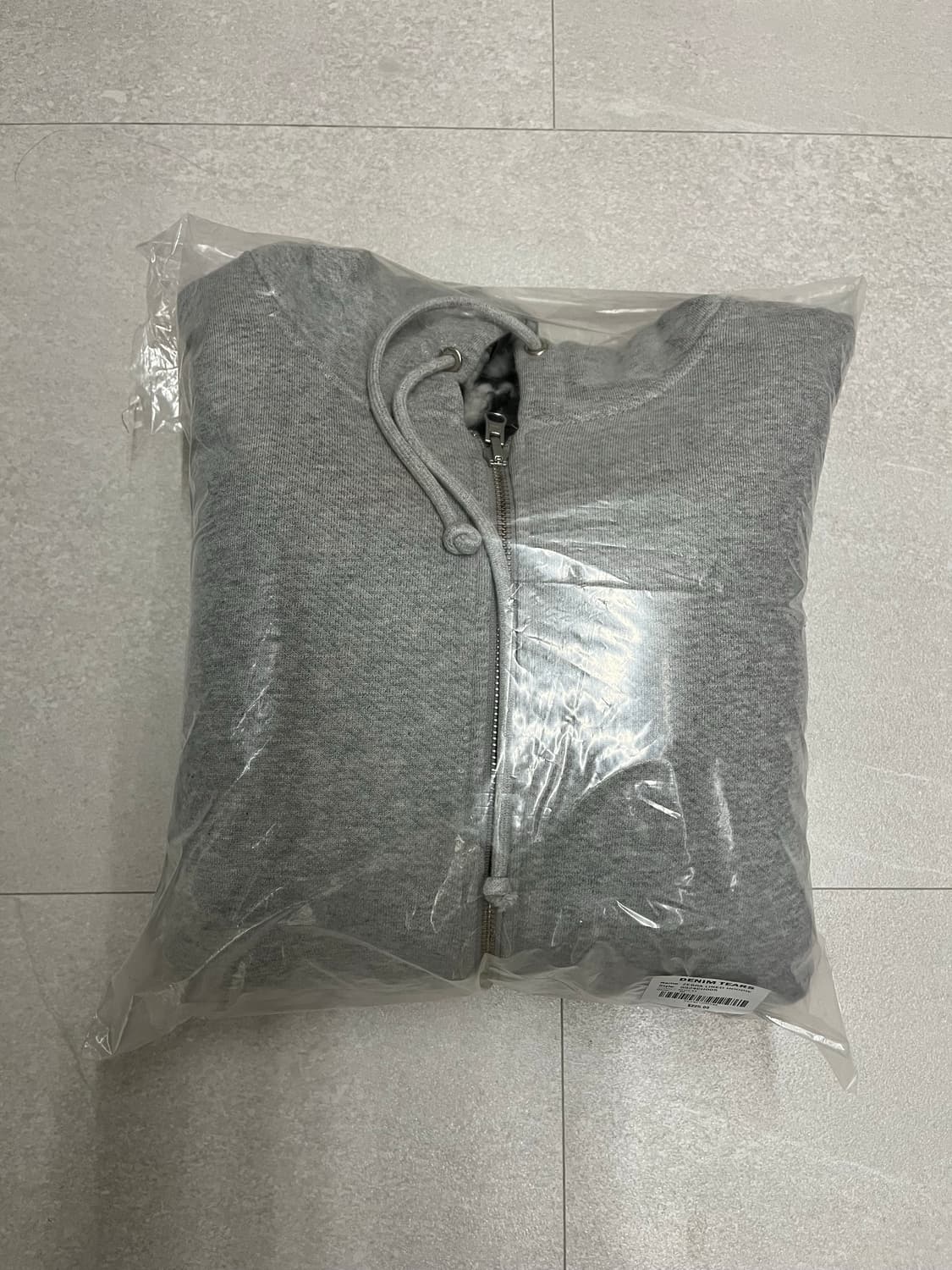 데님티어스 지브라 시어링 라인드 리버시블 집 후디 상품이미지2