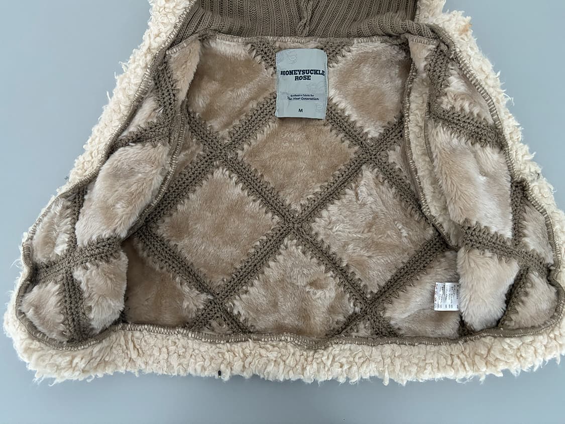 hooded shearling vest 상품이미지3