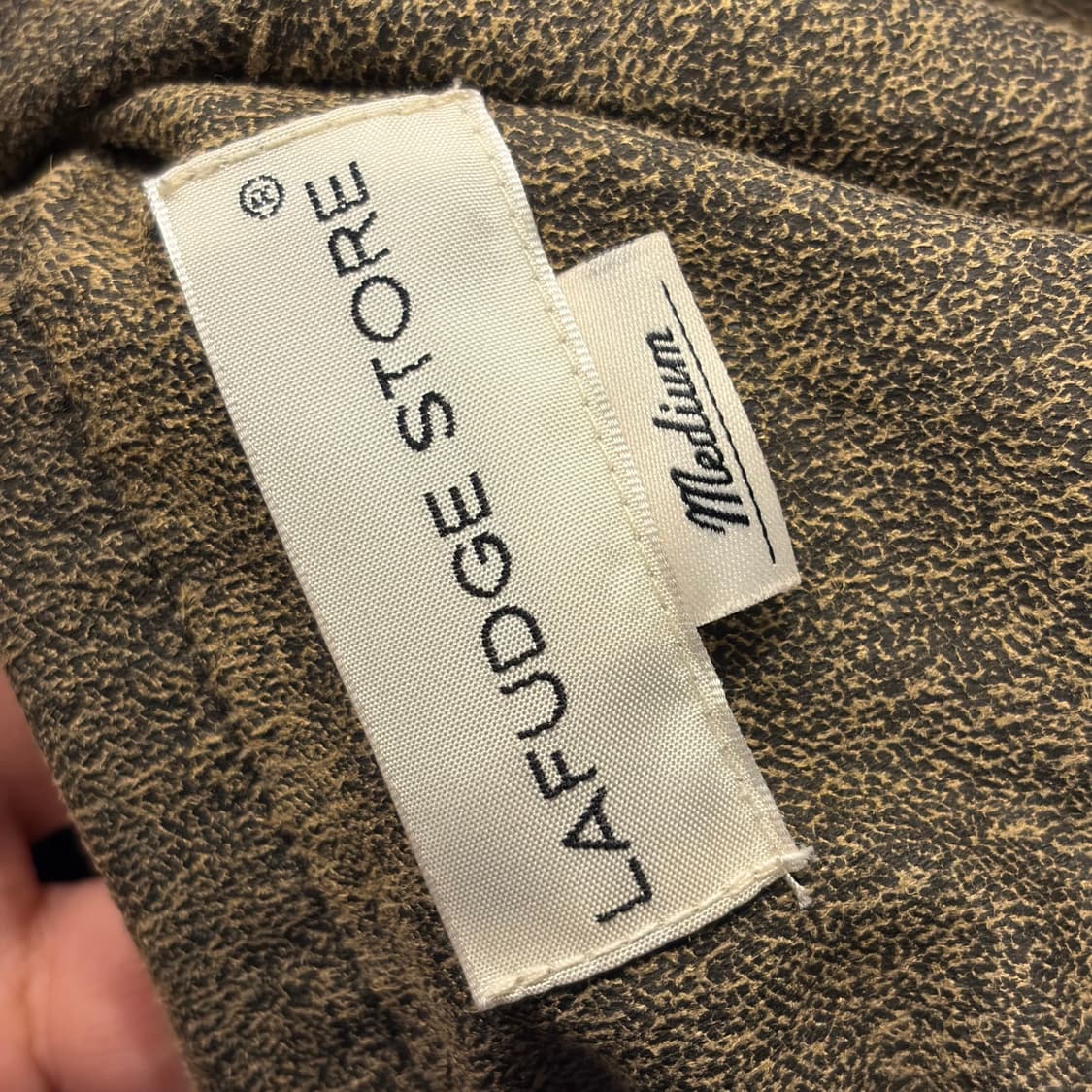 [M] 라퍼지스토어 버핑레더 브라운 봄버 자켓 D479 상품이미지8