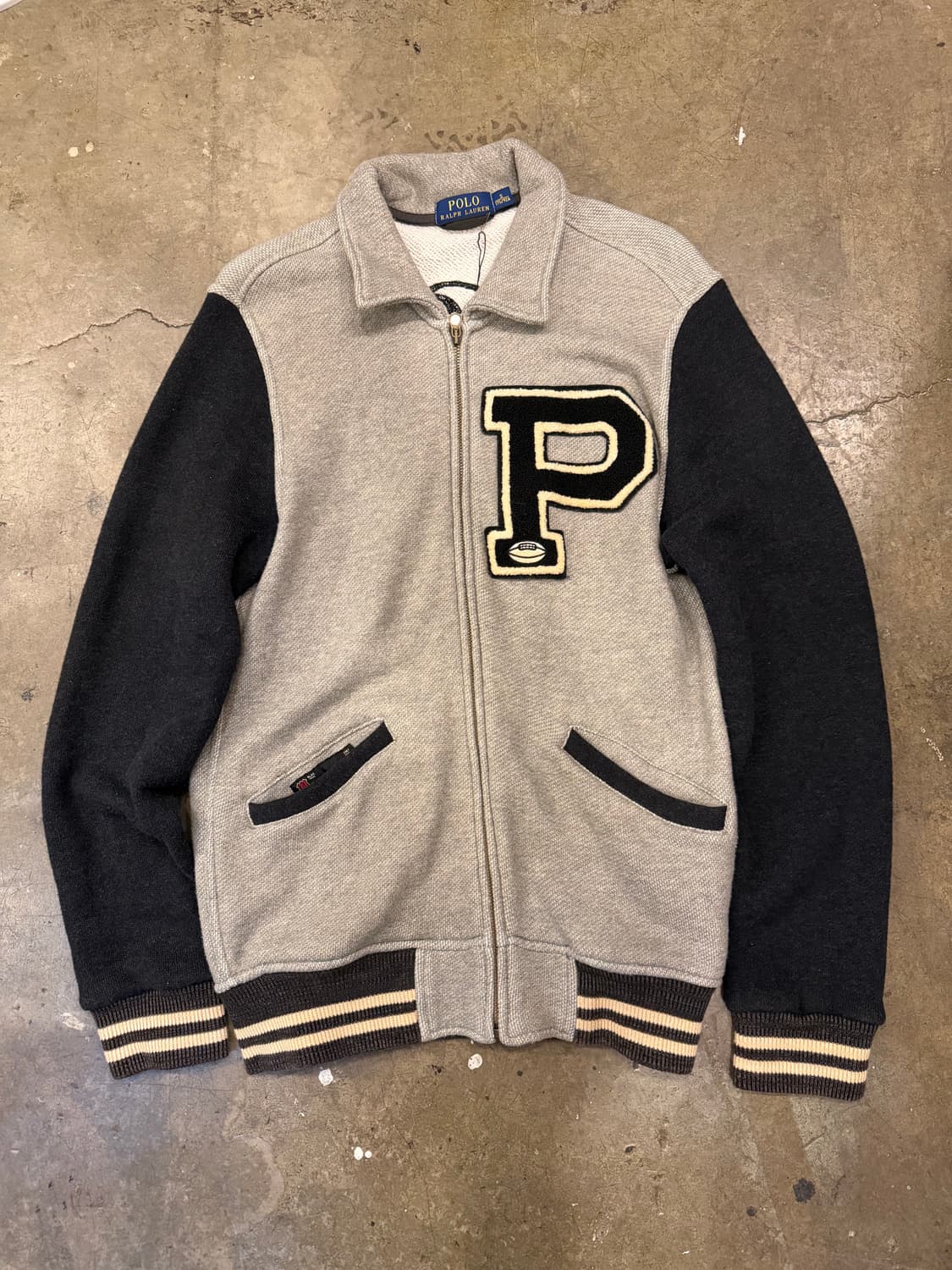 Polo Big Logo Knit Varsity Jacket 상품이미지8