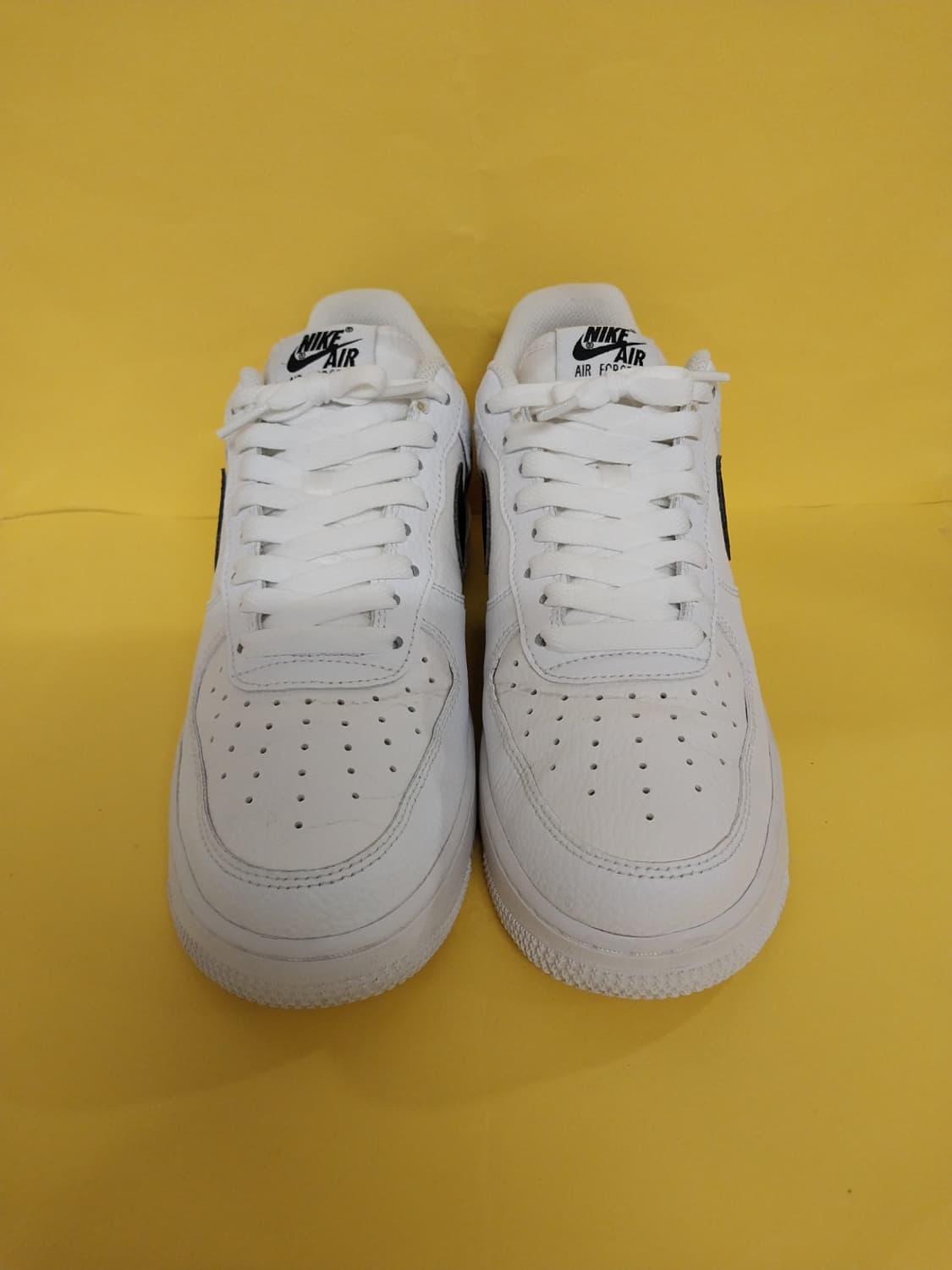 남성 나이키 에어포스1 07 화이트블랙 운동화 (265) 상품이미지2