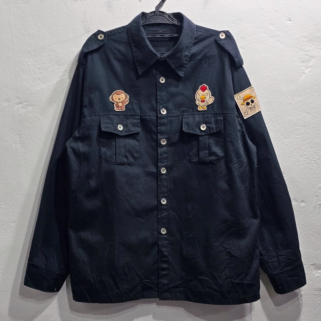 [L] VTG 패치워크 워크셔츠 상품이미지2
