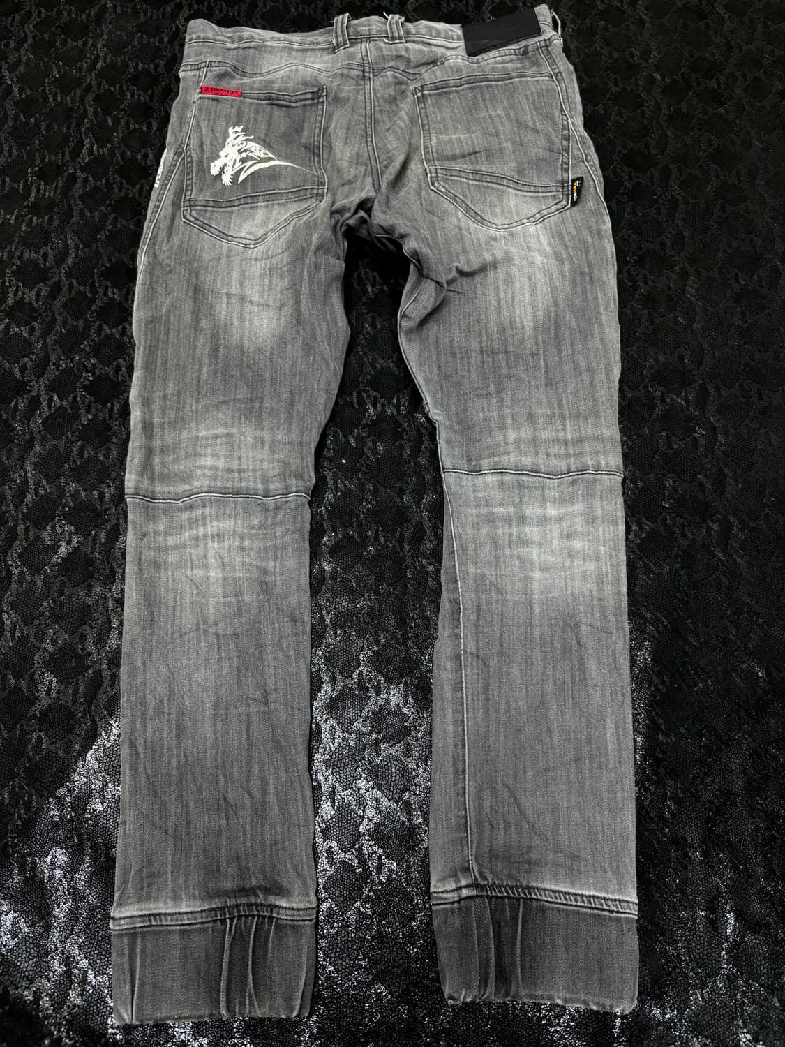 “Vintage” Grey Slim Fit Biker Pants 상품이미지8