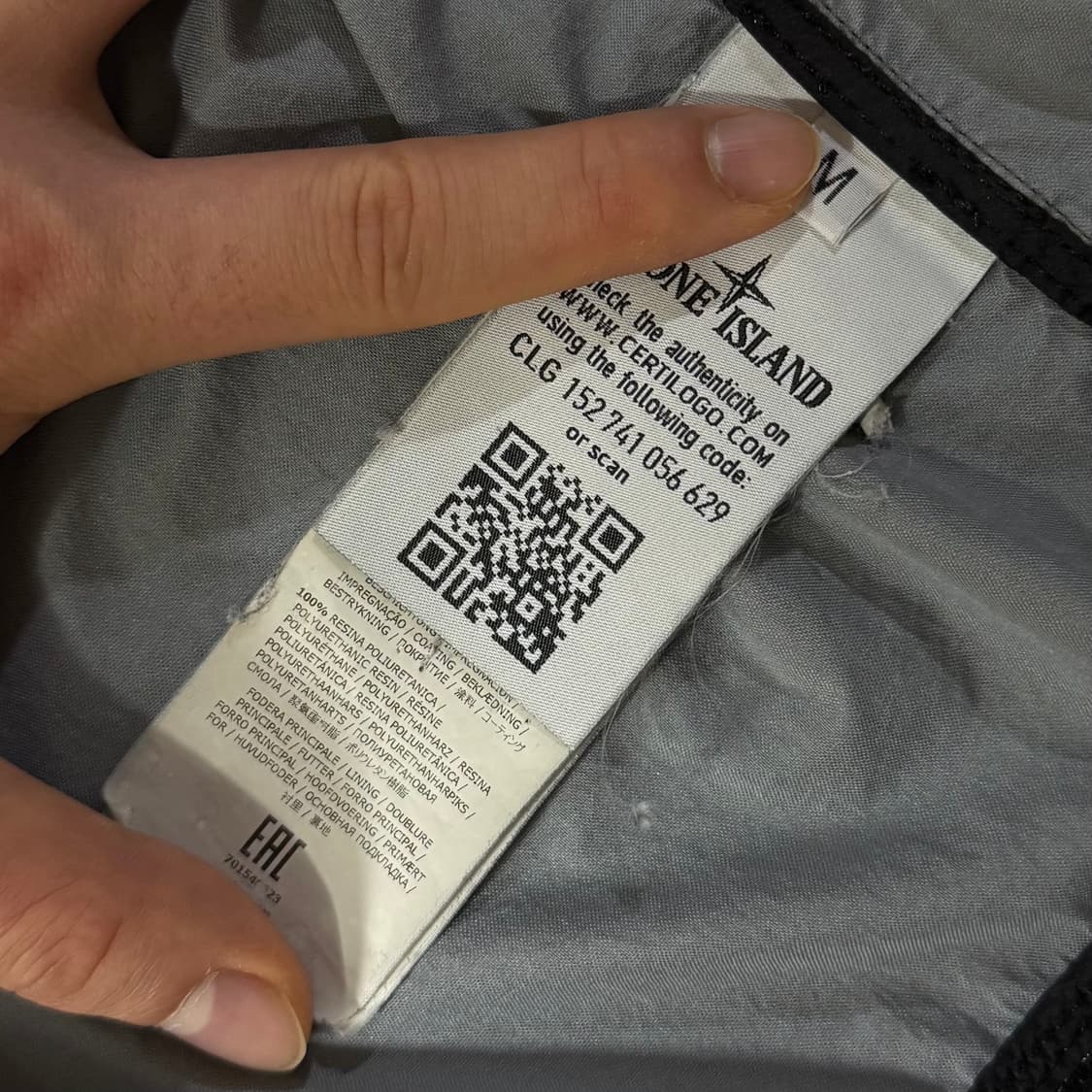 [M/당일출고]스톤아일랜드 멤브라나 3L TC 바람막이 상품이미지8