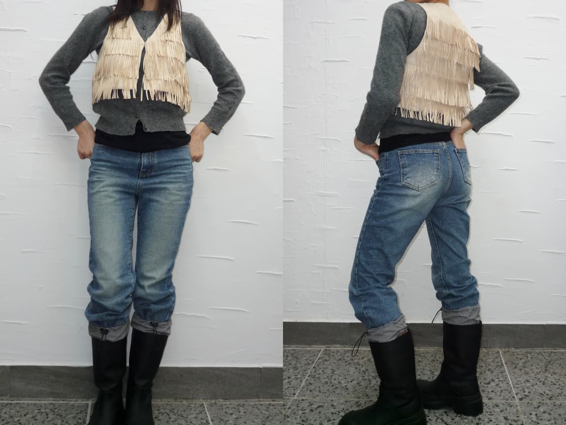 boho tassel vest 상품이미지3