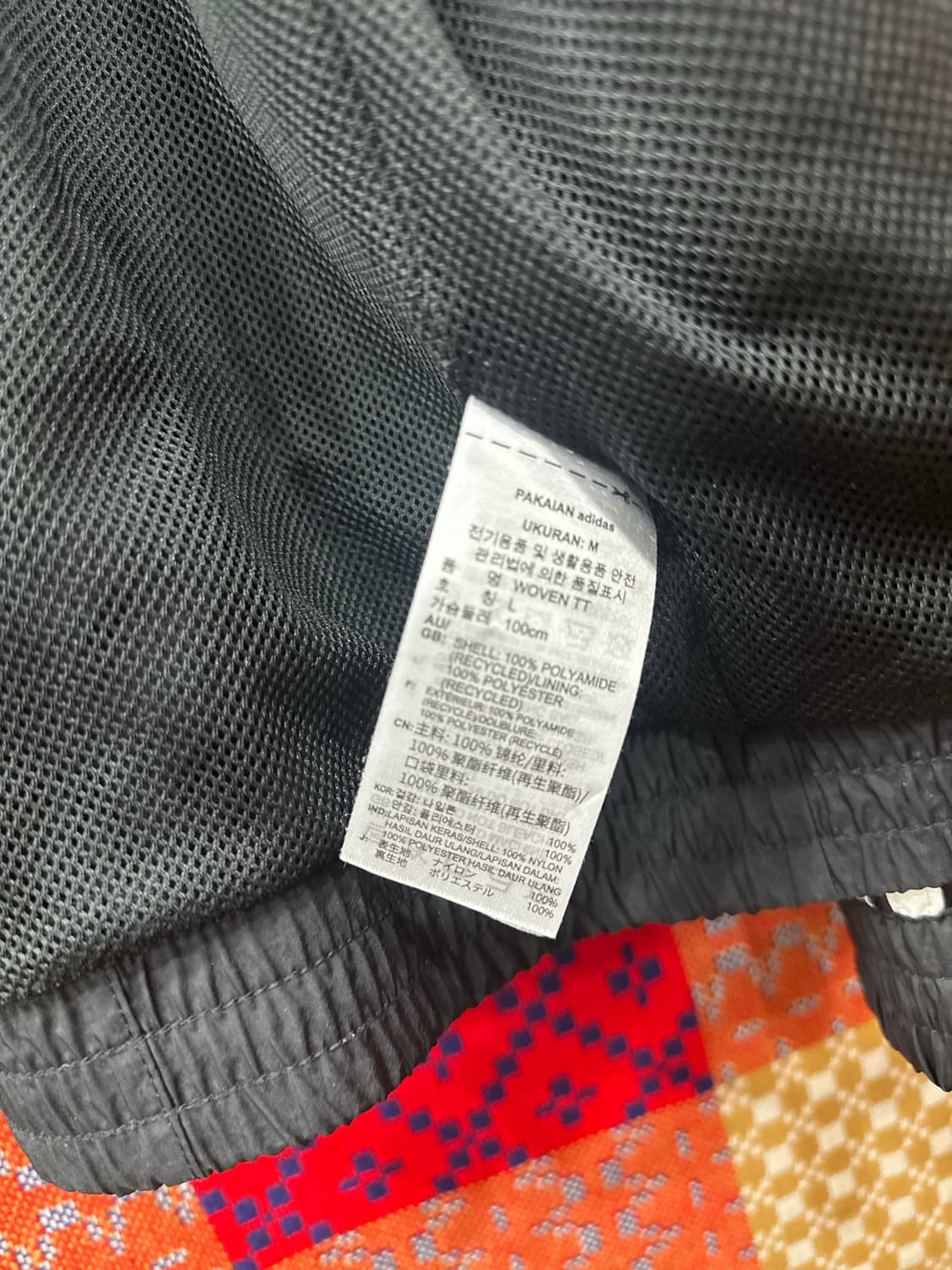 아디다스 블랙 바람막이 트랙 자켓 L 상품이미지5