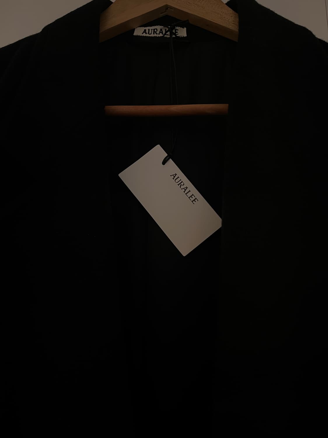 [4] 오라리 모저 체스터필드 코트 블랙 (3사이즈랑 교환 가능) 상품이미지8