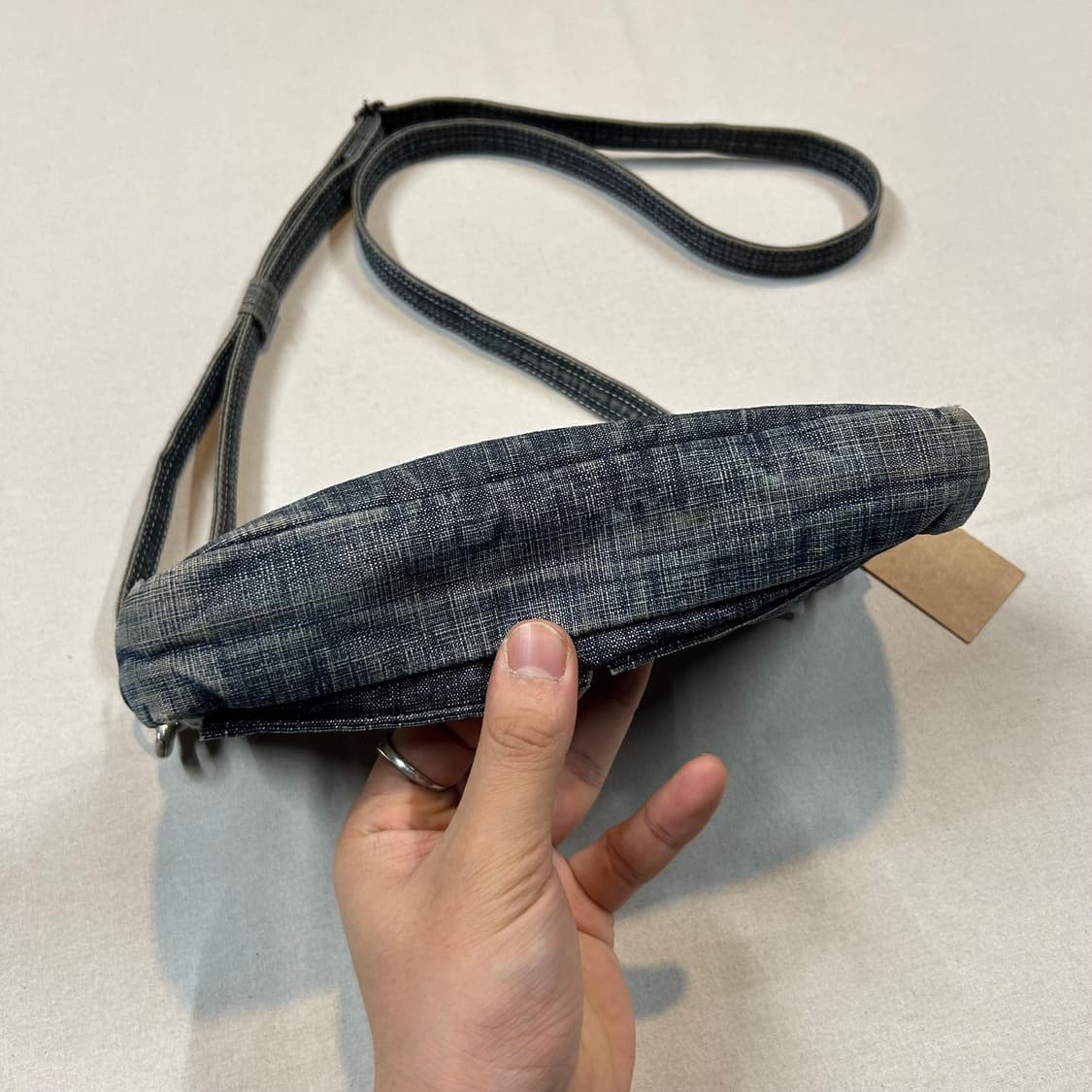 요시다 포터 온스 코튼 블루 데님 숄더백 크로스백 P03 상품이미지7