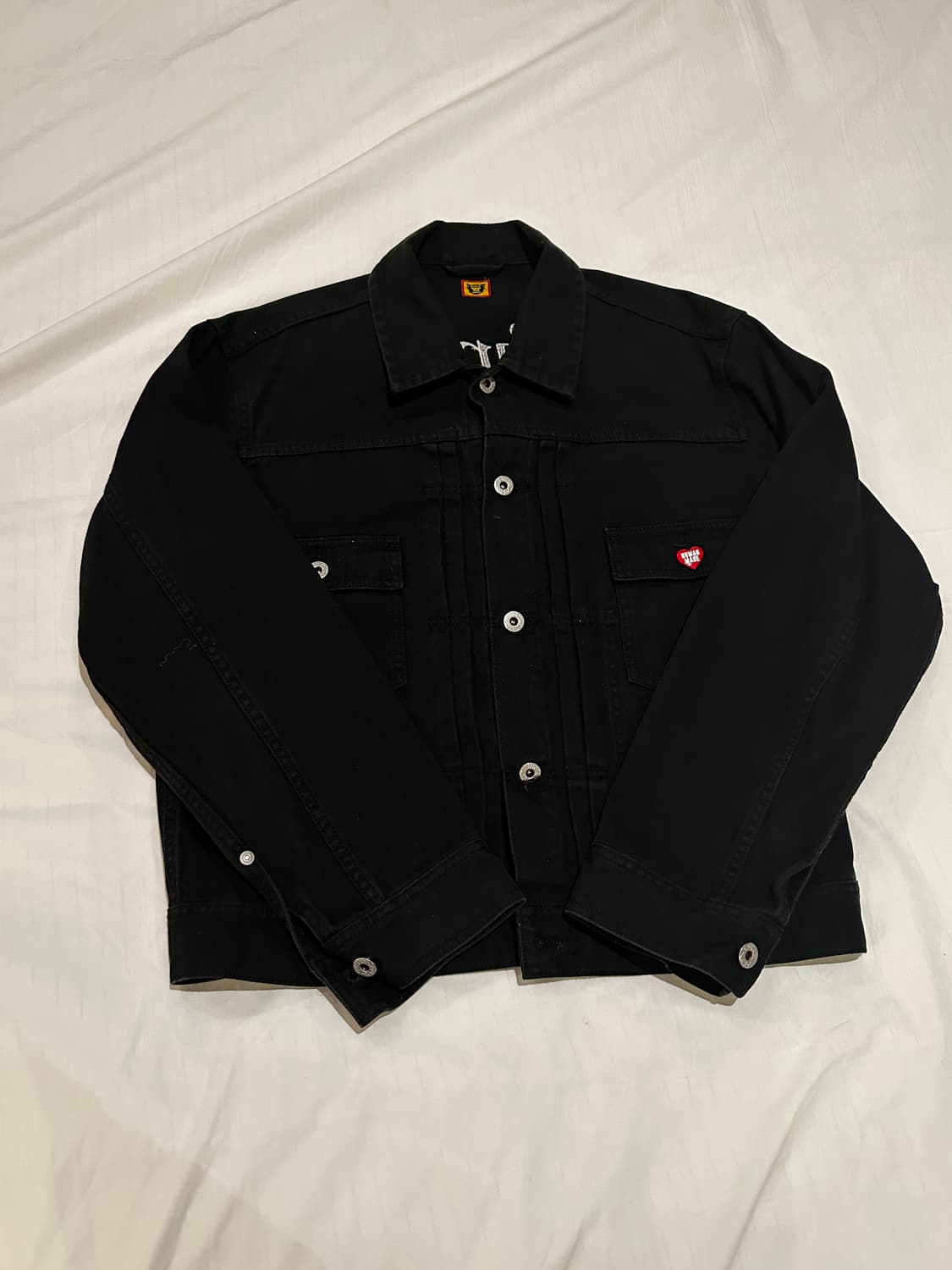 휴먼 메이드 x 베르디 걸스 돈 크라이 워크 자켓 블랙 상품이미지4