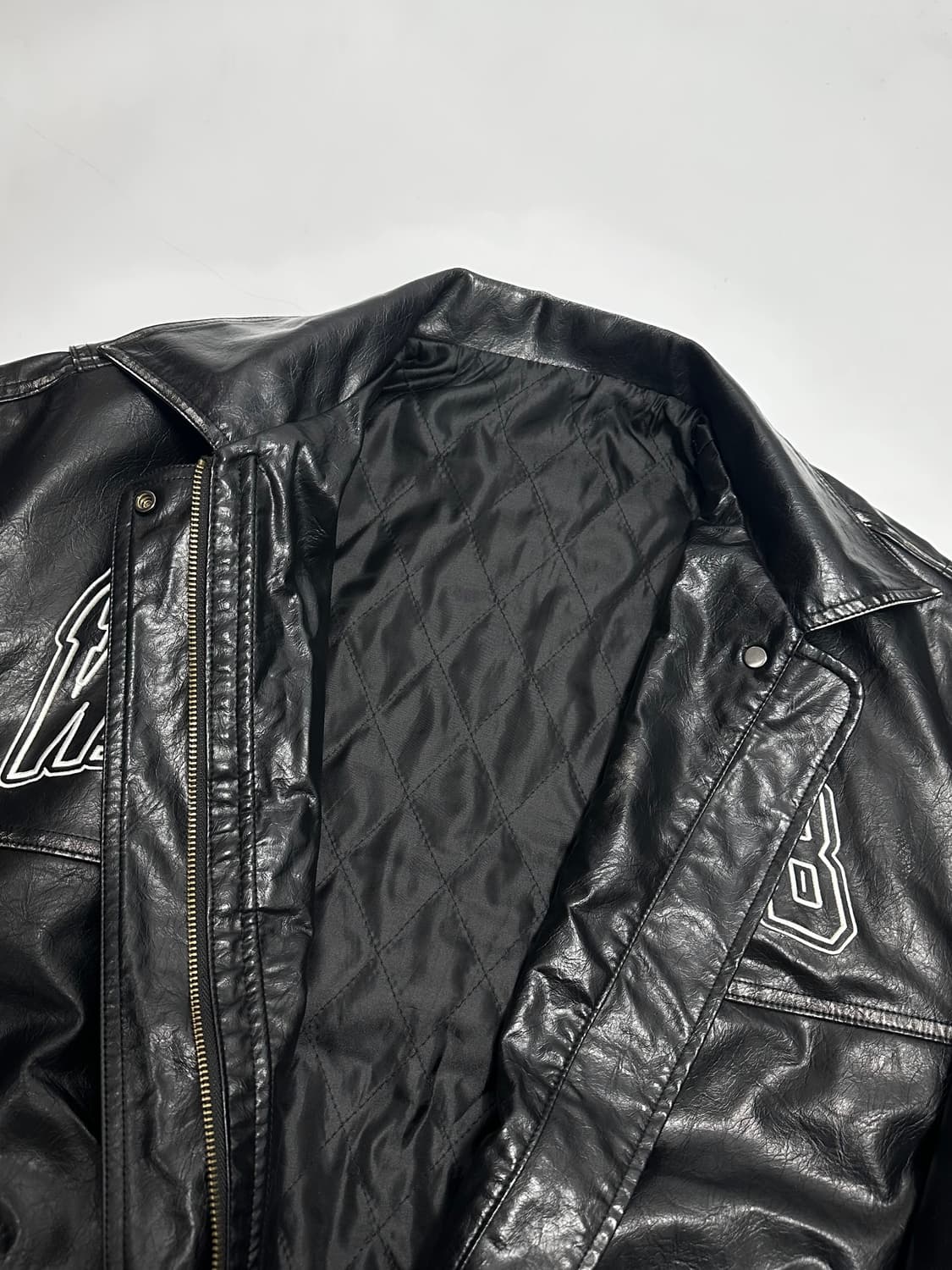 W.Management 인조가죽 블루종 자켓 상품이미지6