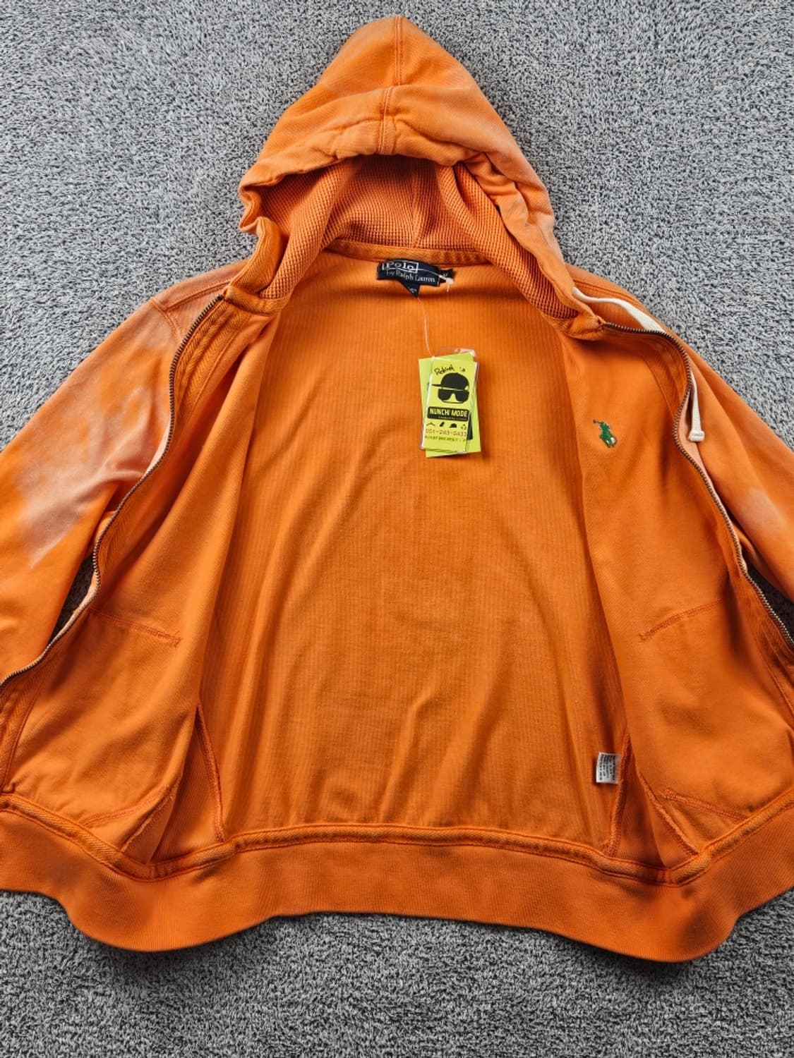 폴로랄프로렌 다잉 워시드 커스텀 스웻 후드 집업 ( M ) / 10823 상품이미지10