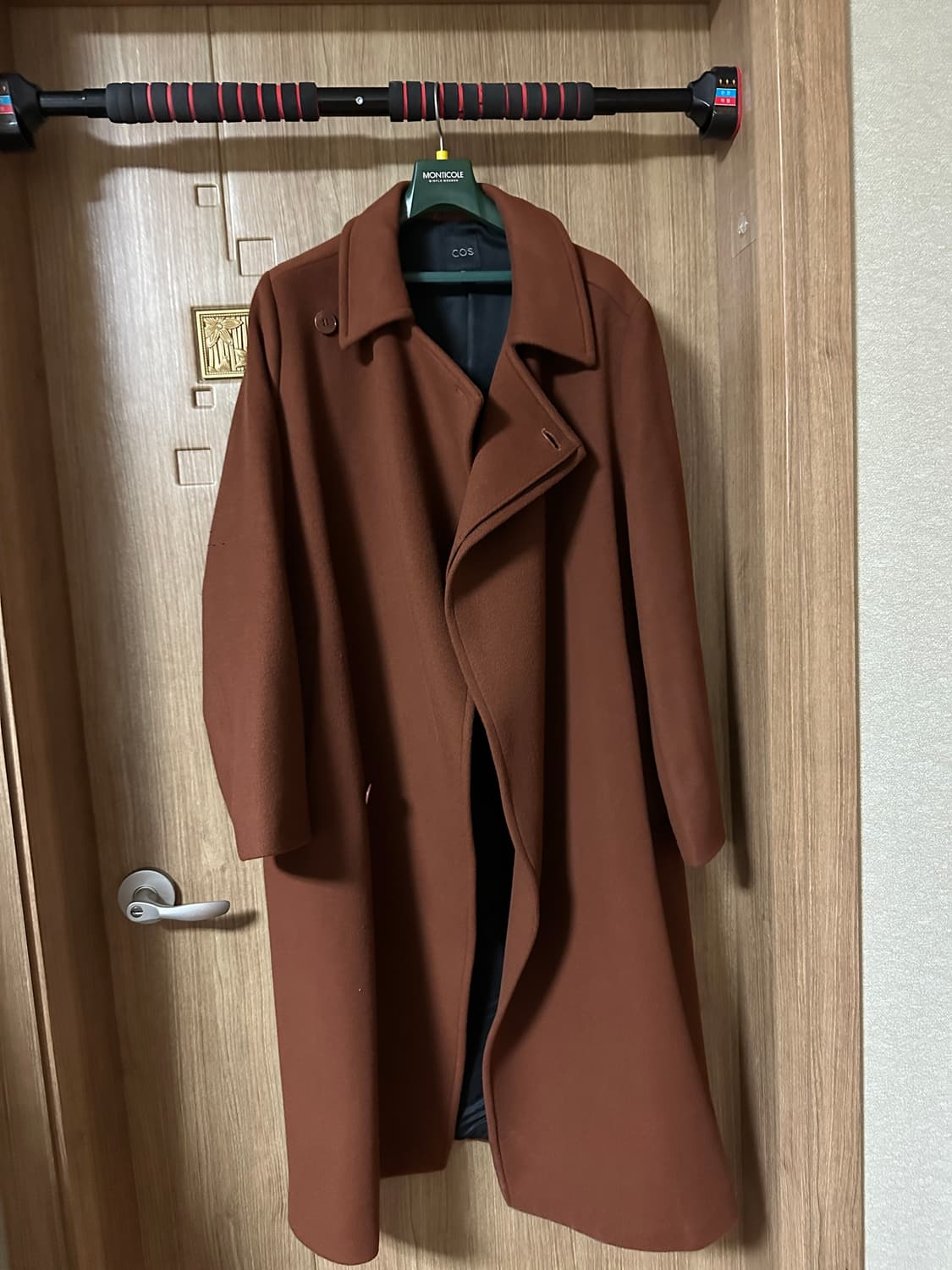 코스 롱 더블 브레스티드 코트 S 상품이미지1