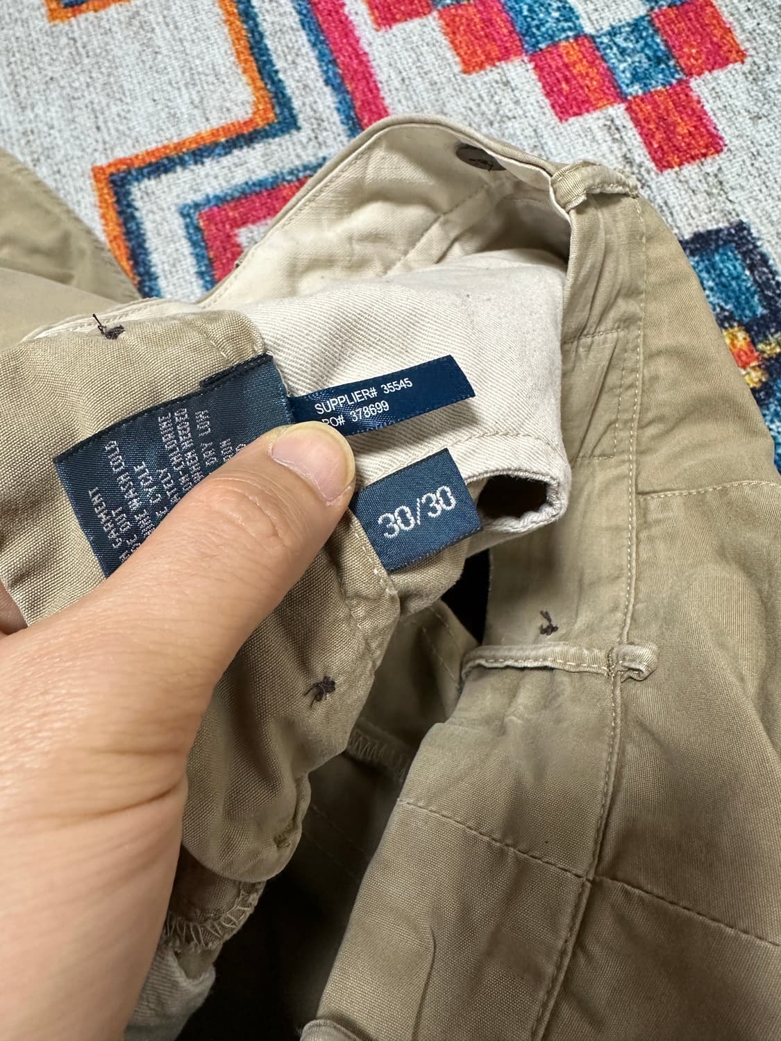 폴로 랄프로렌 블루라벨 더블니 팬츠 30x30 상품이미지6