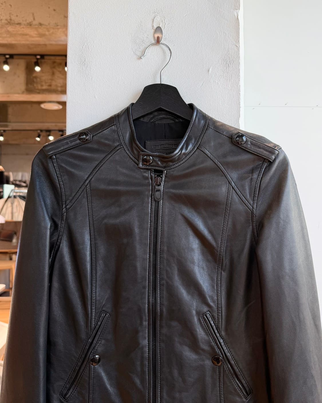 리바이스 딥올리브 쉽스킨 라이더 자켓 상품이미지3