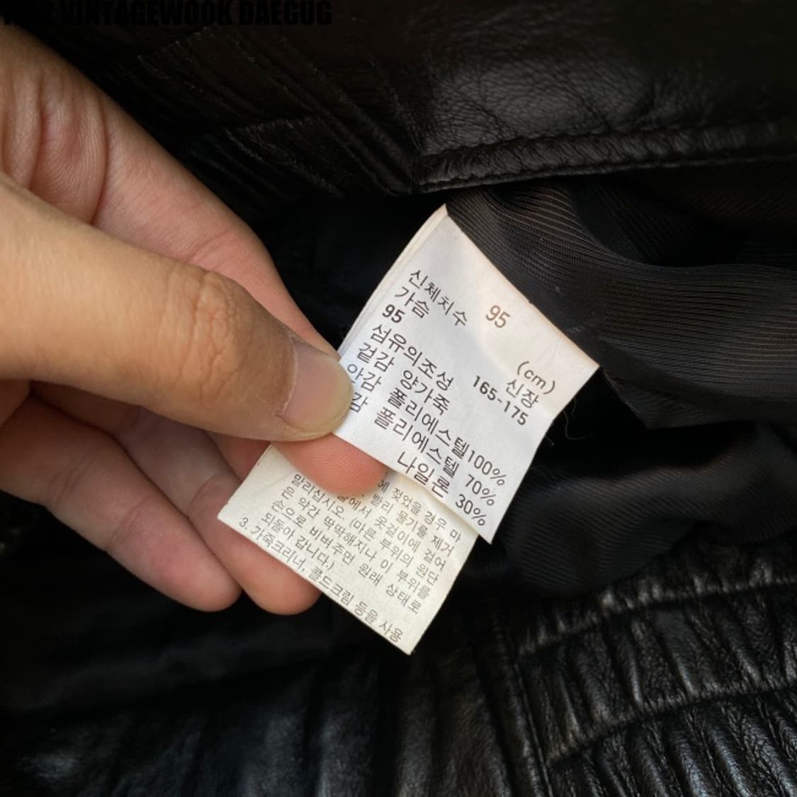 양가죽 레더자켓 100 상품이미지5