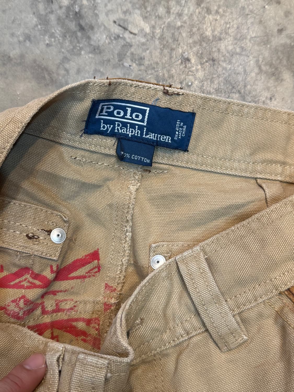 90s 랄프로렌 duck cargo pants 30inch 상품이미지6