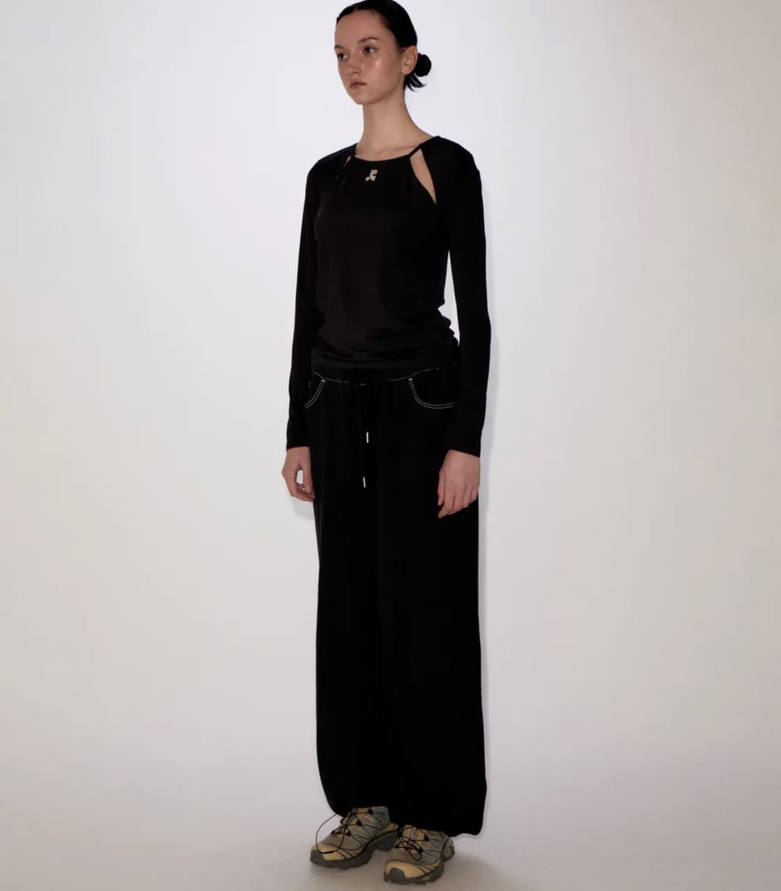 레스트앤레크레이션 RR 로고 스티치 팬츠 상품이미지3