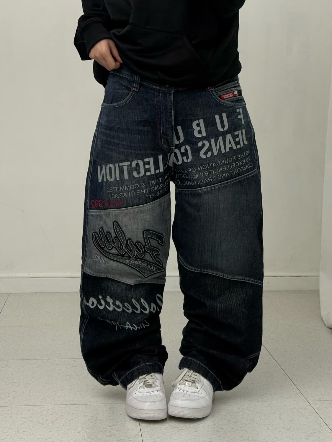 Fubu 레터링 데님팬츠 상품이미지1