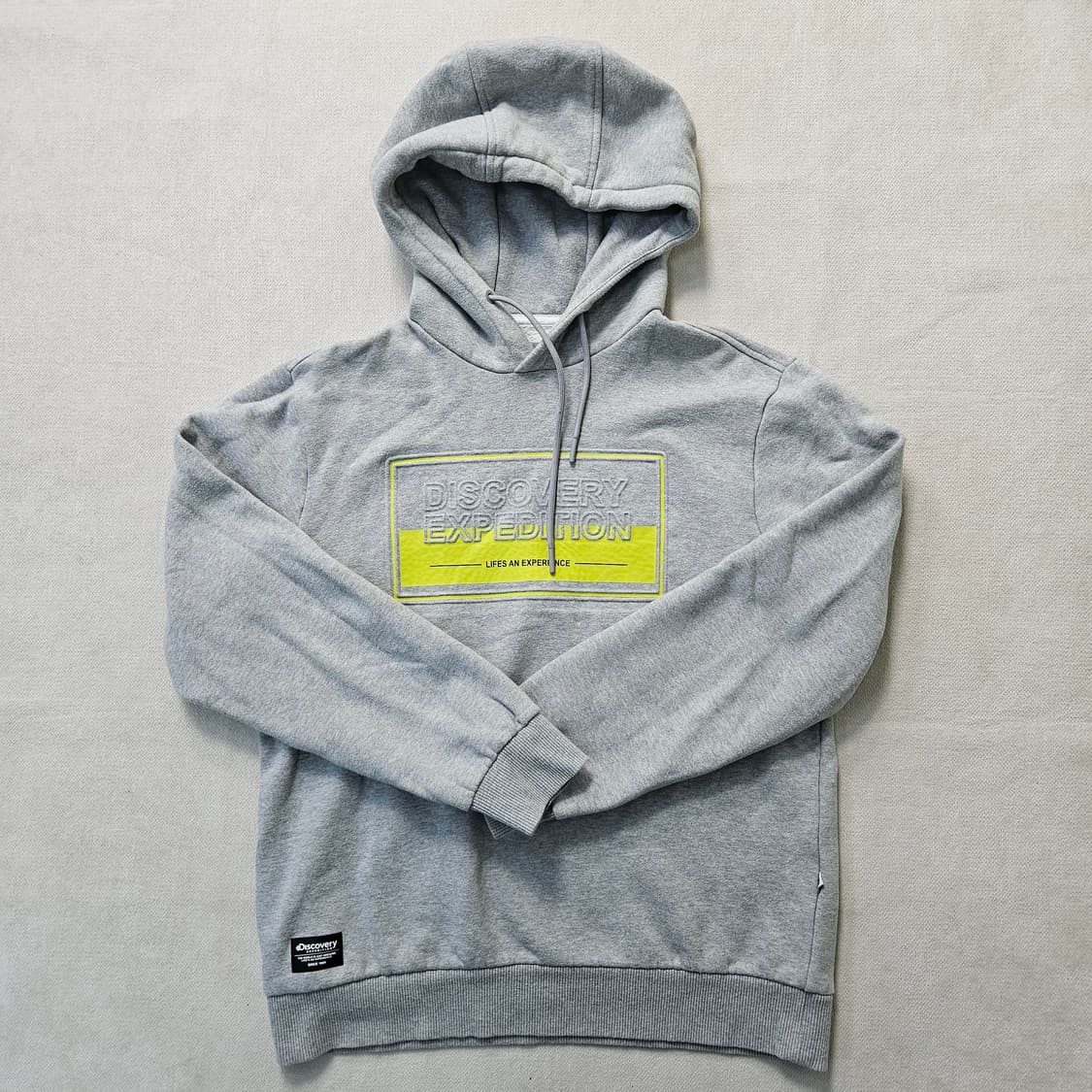100 디스커버리 빅로고 후드티 0306Y 상품이미지1