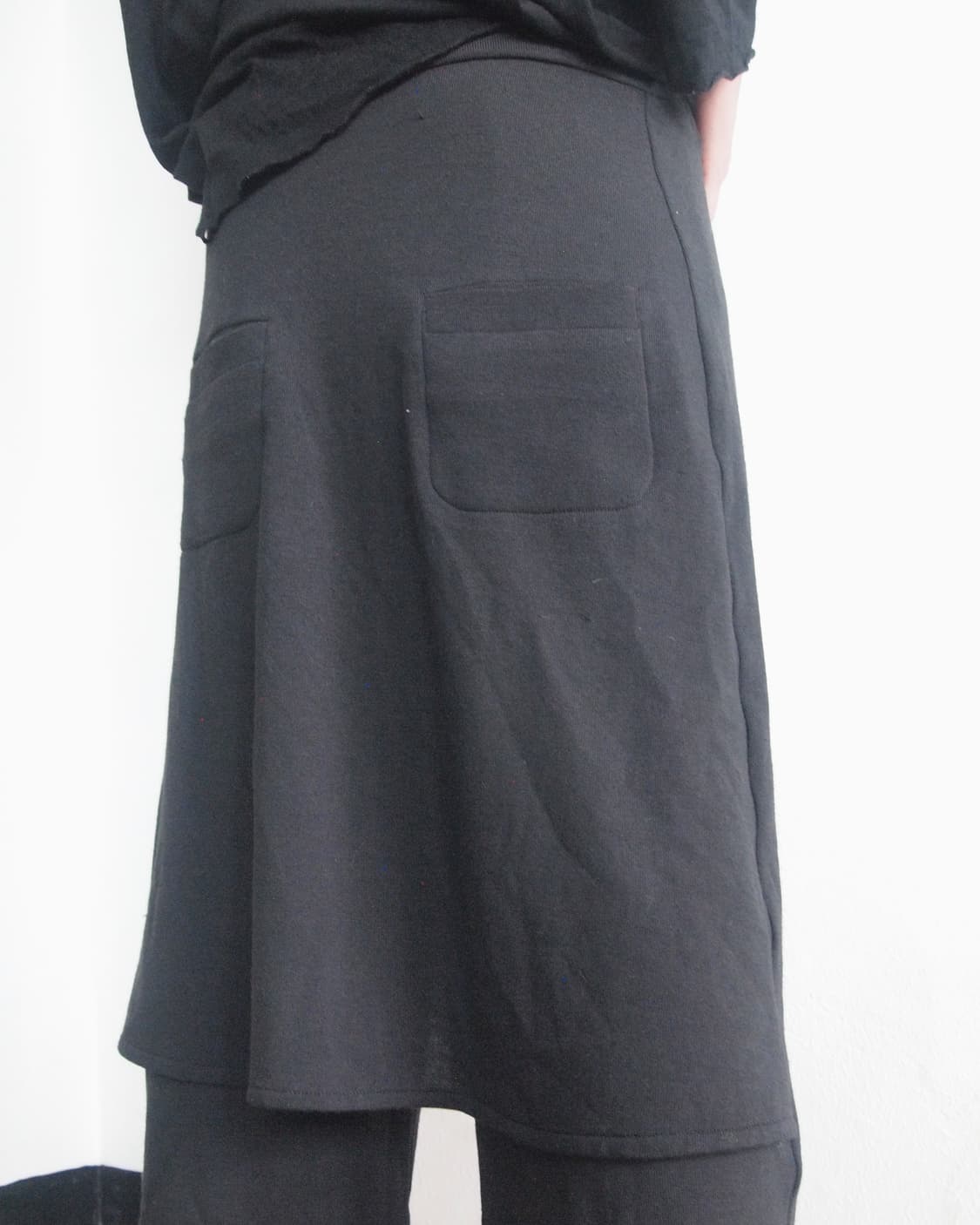 ez 아방가르드 아티저널 드레이프 레이어드 사루엘팬츠 카프리팬츠 상품이미지5