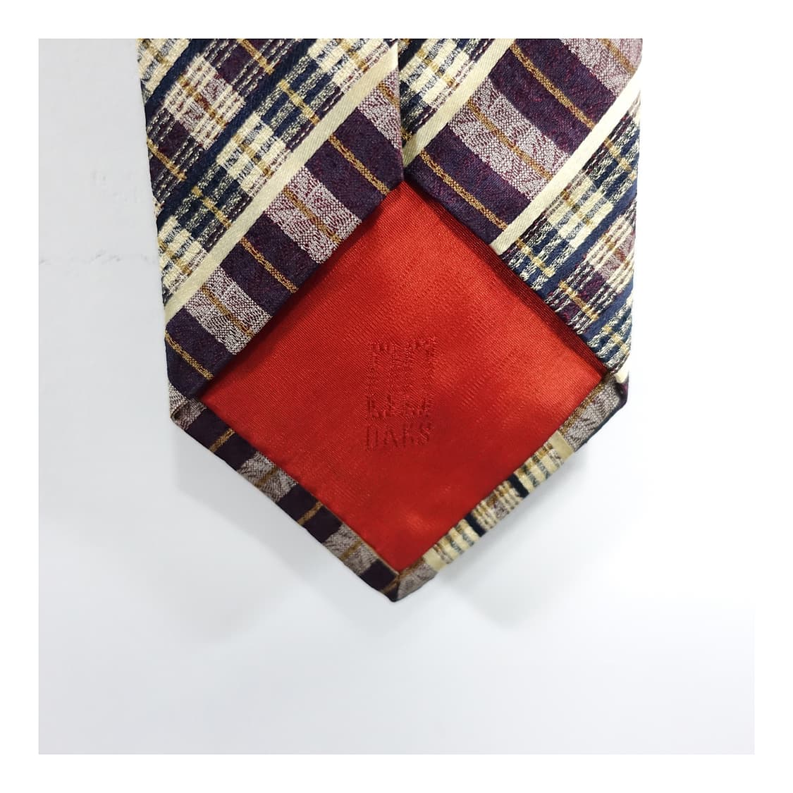 DAKS 닥스 빈티지 비비안웨스트우드 스타일 버버리 체크 넥타이 상품이미지4