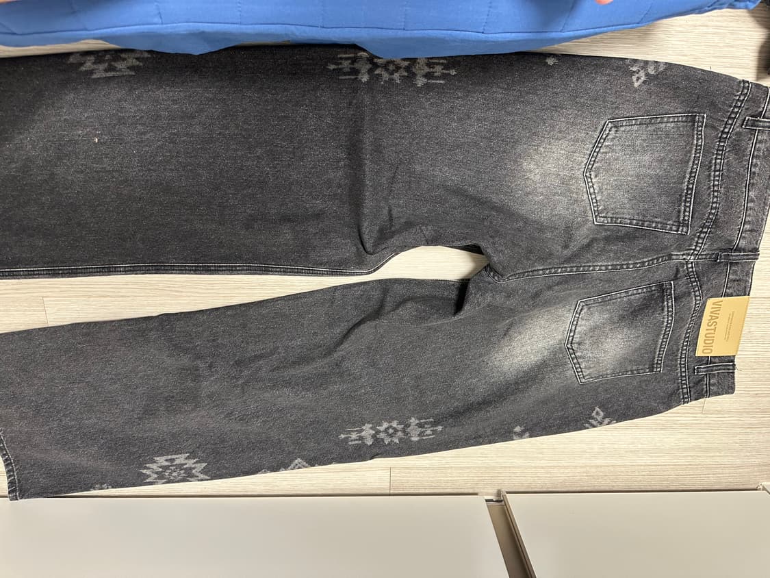 비바스튜디오 흑청 데님 XL 상품이미지2