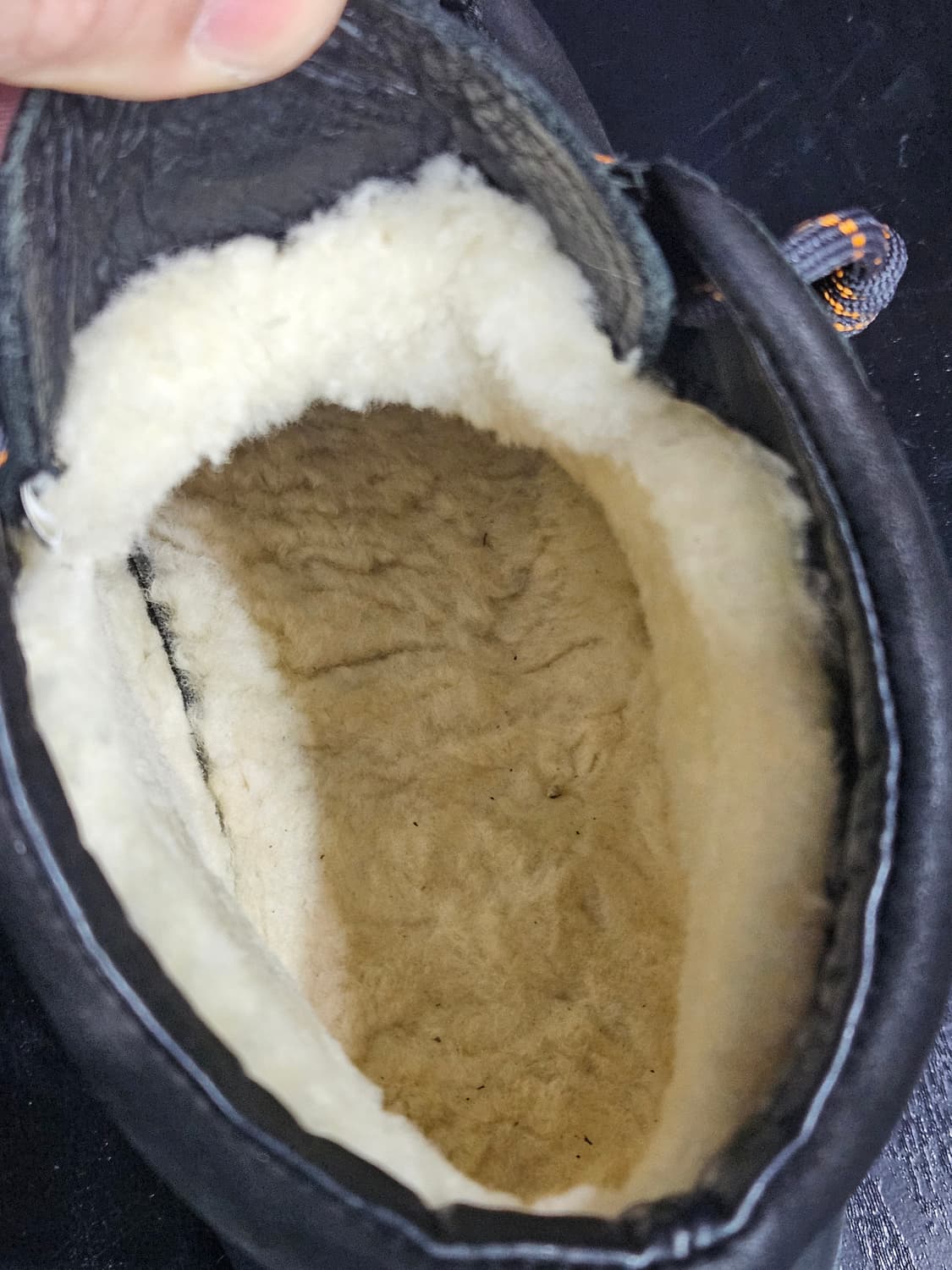 UGG 블랙차콜컬러 남성 260 양모 워커 부츠  상품이미지10