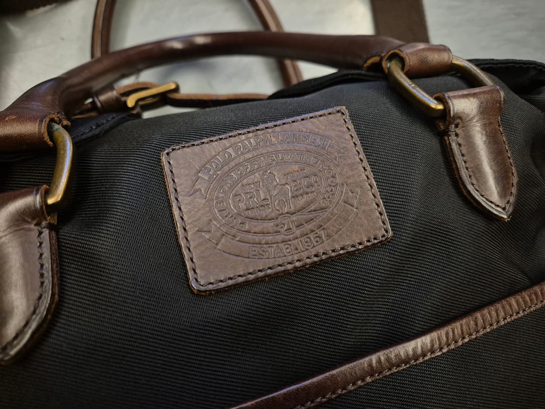 폴로랄프로렌 나일론 레더 2way 백 상품이미지5