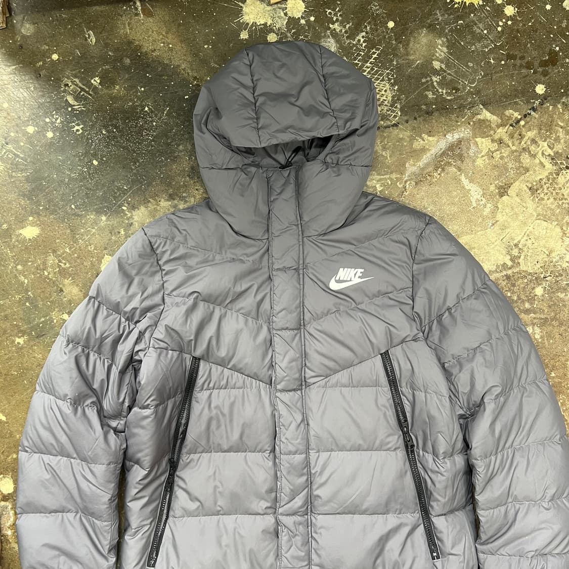 XL) 나이키 덕다운 롱패딩 점퍼 오리털 패딩 자켓 남녀공용 상품이미지3