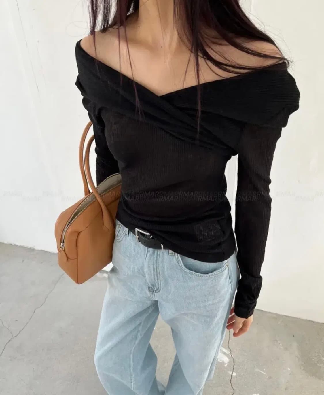 Wearable 웨어러블 쉬어골지 티 상품이미지1