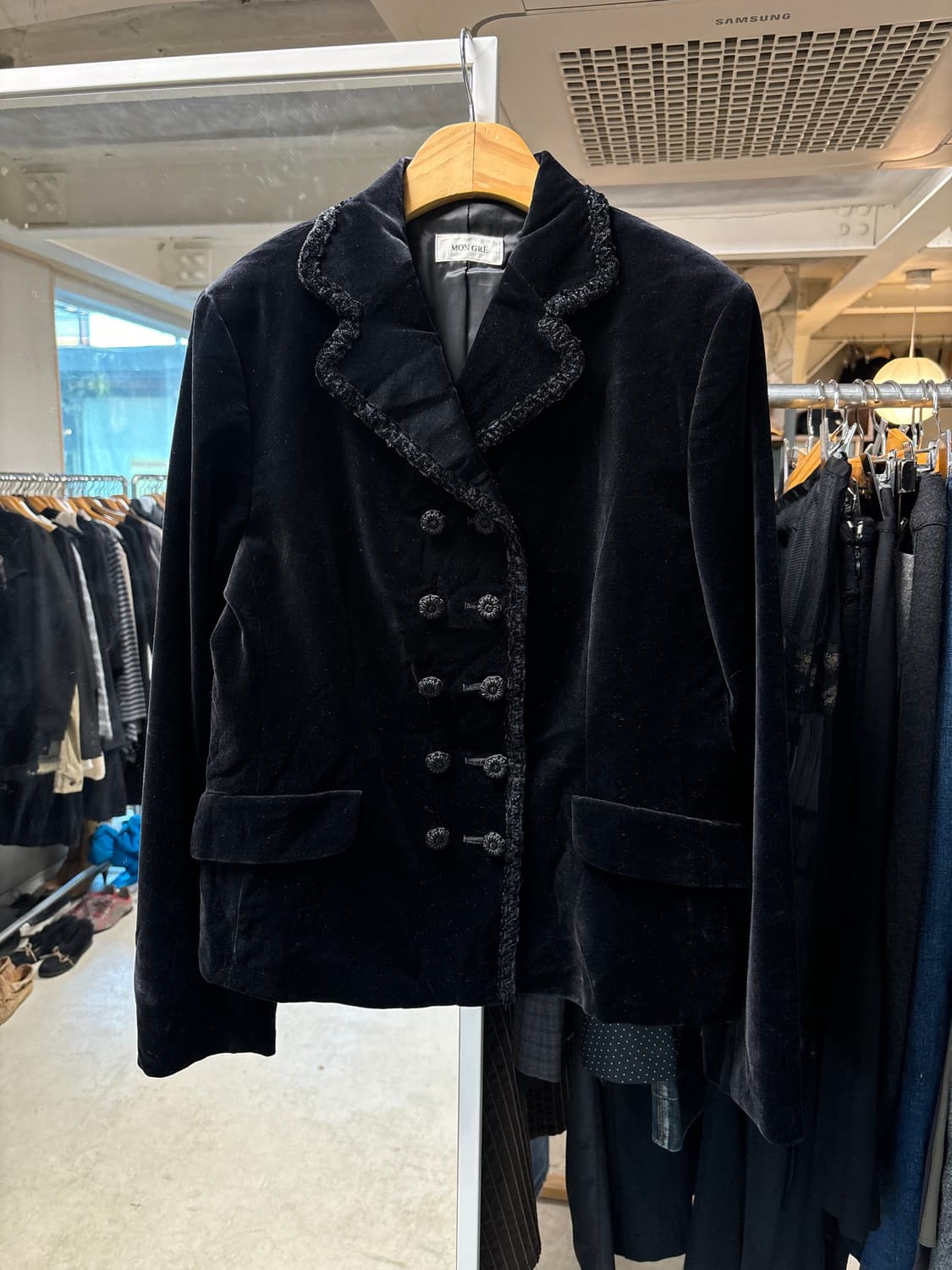 Jpn 벨루어 더블브레스티드 자켓 상품이미지2