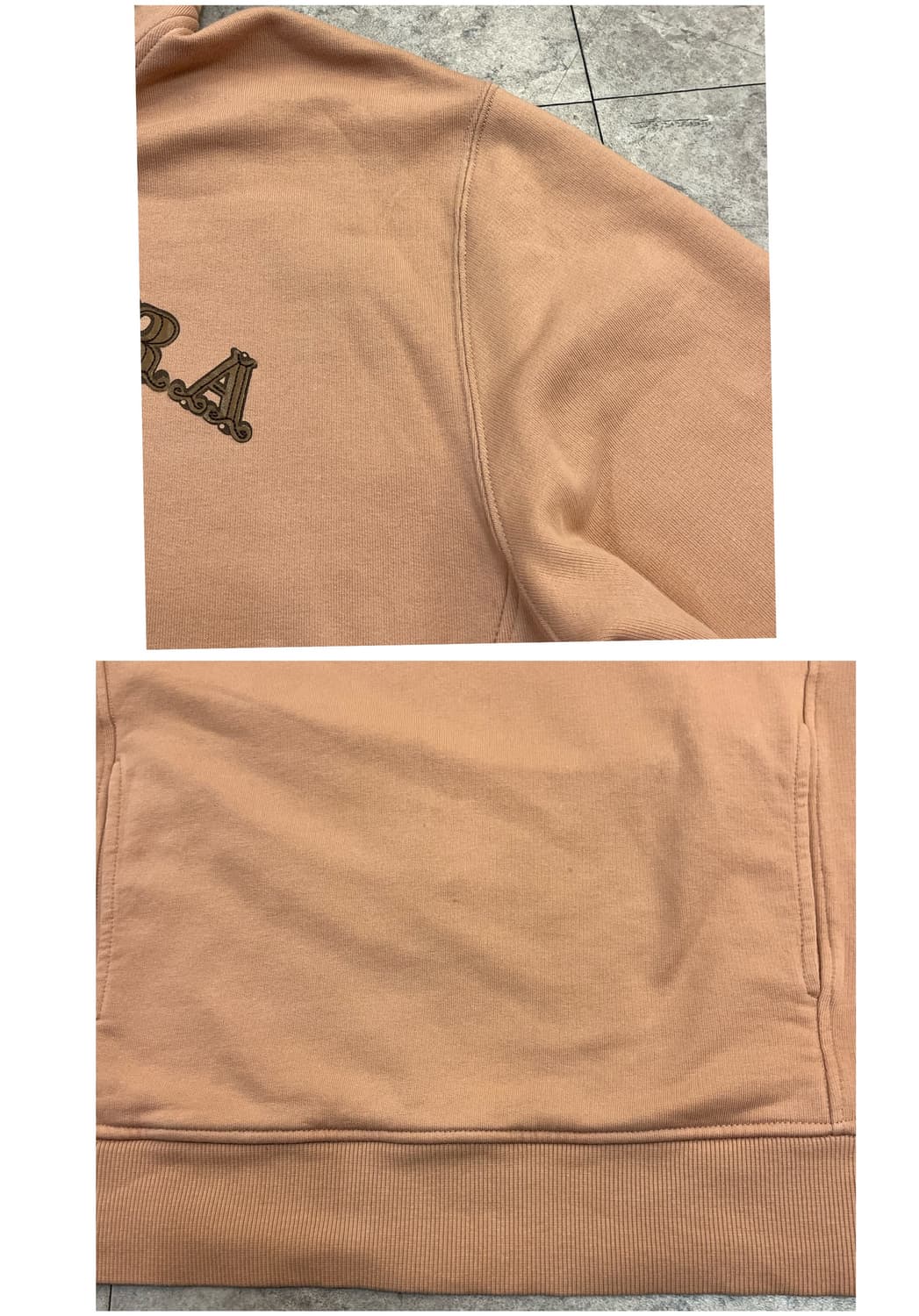 막스마라 아디토 코튼 후드 파우더 핑크 S #csz2171 상품이미지6