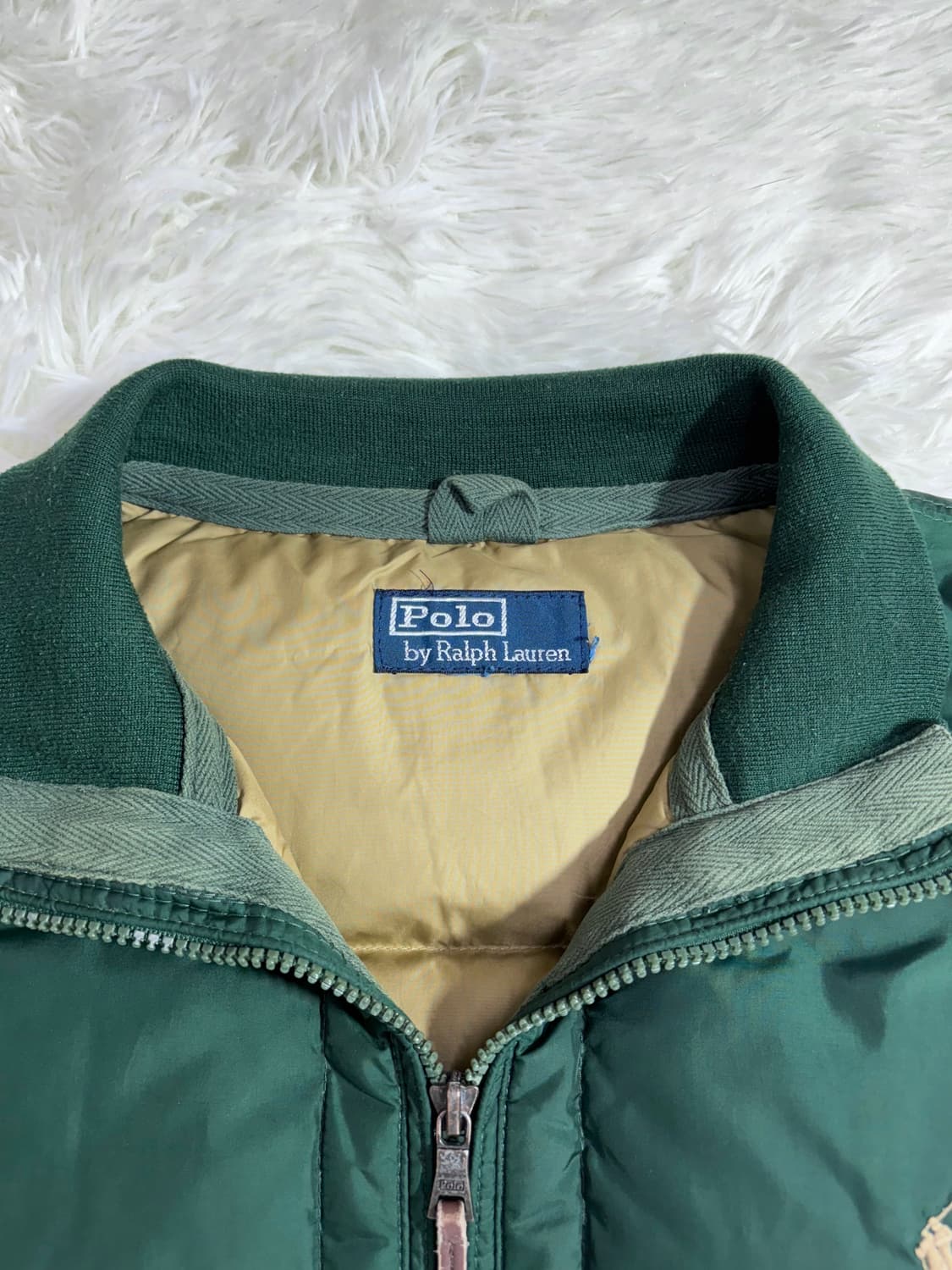 폴로 랄프포렌 딥그린 다운 패딩조끼  상품이미지6