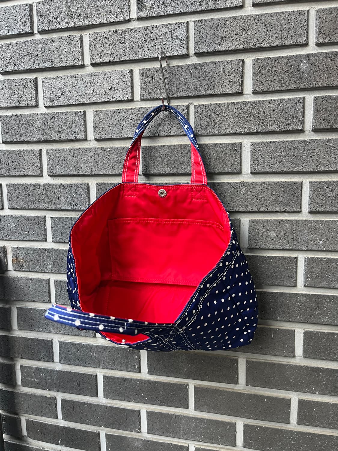 Porter x Hello kitty 포터x헬로키티 도트 토트백 블루 상품이미지6