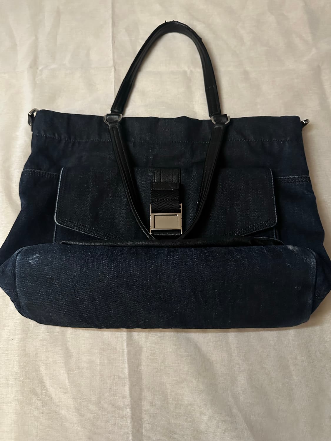 Diesel denim buckle tote bag 상품이미지5