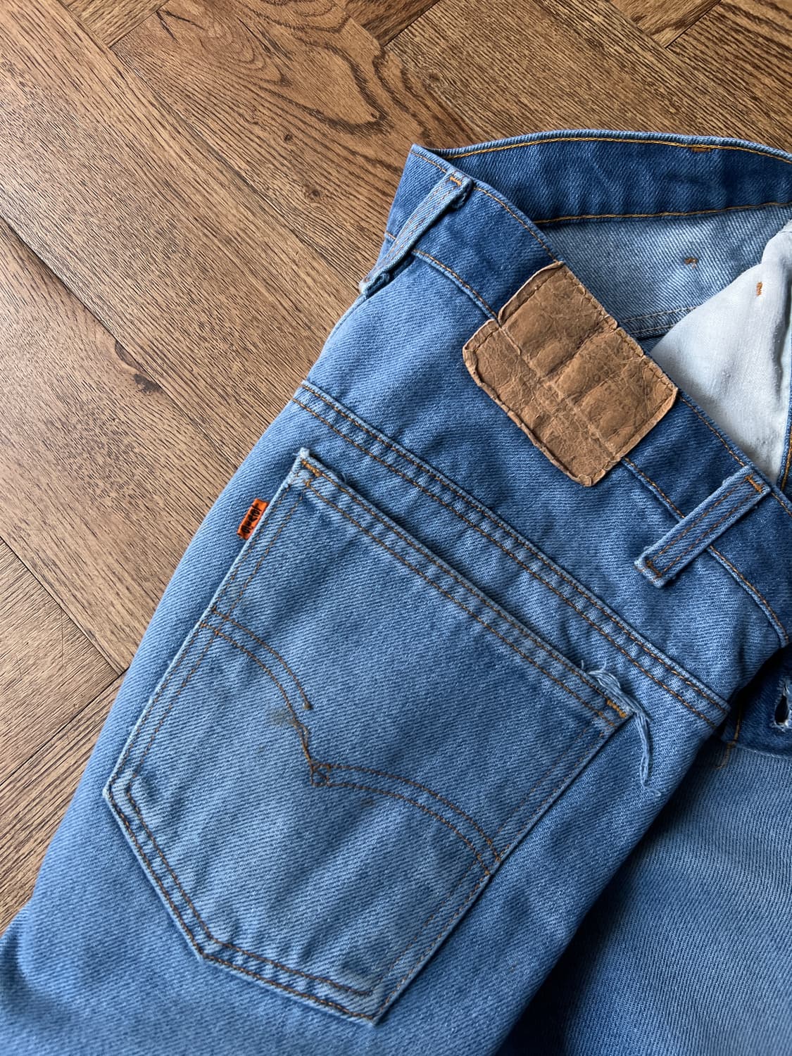 [36]80's 리바이스 517 USA 오렌지탭 플레어진 F20 상품이미지3