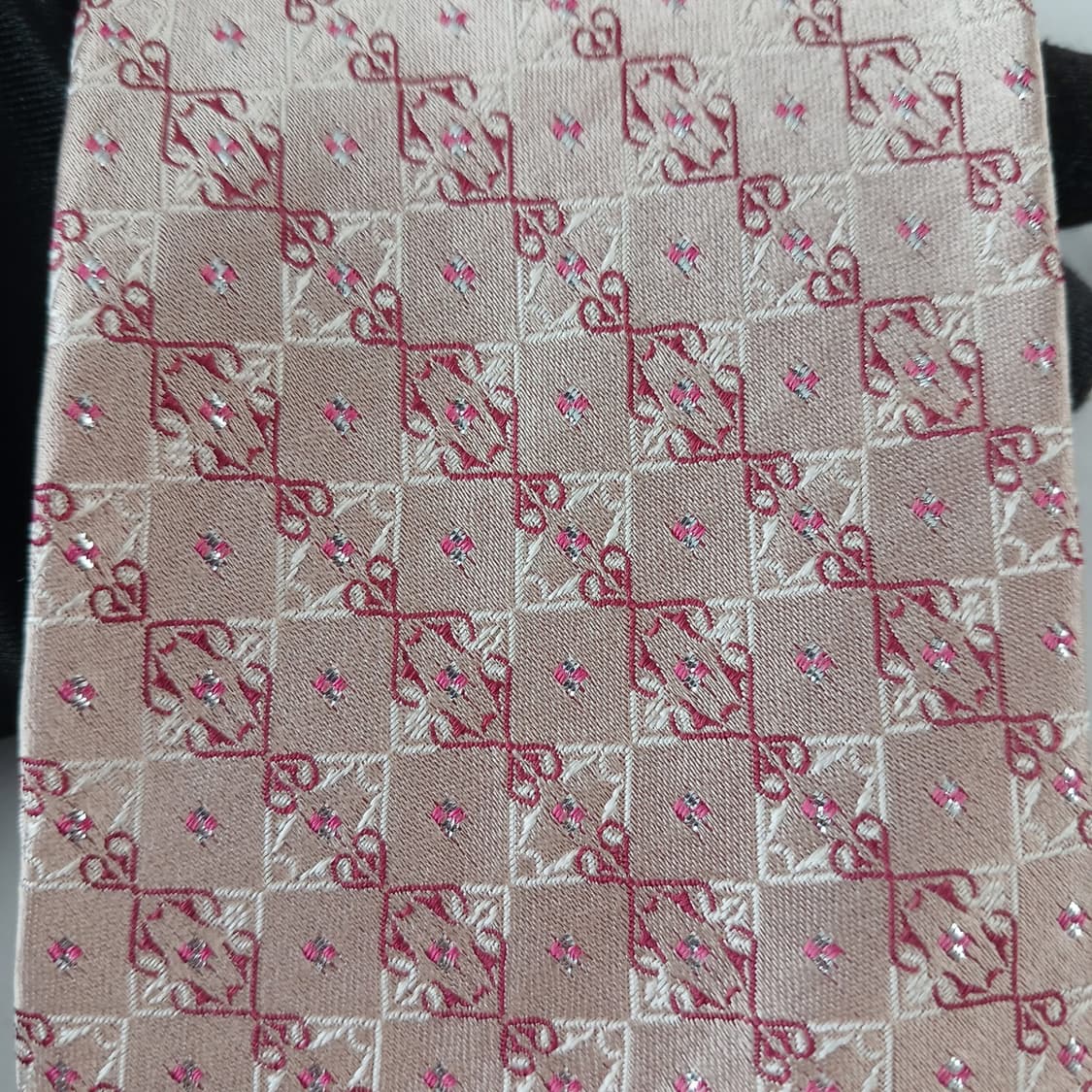 앙드레김 실크 라이트브라운 패턴 넥타이 8.5cm A+등급 A190458 상품이미지8